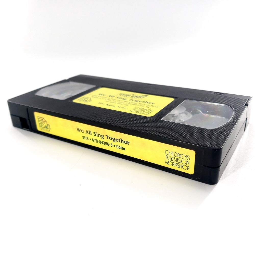 Sesame Street Home Video We All Sing Together VHS No Lyric Poster - Picture 5 of 16